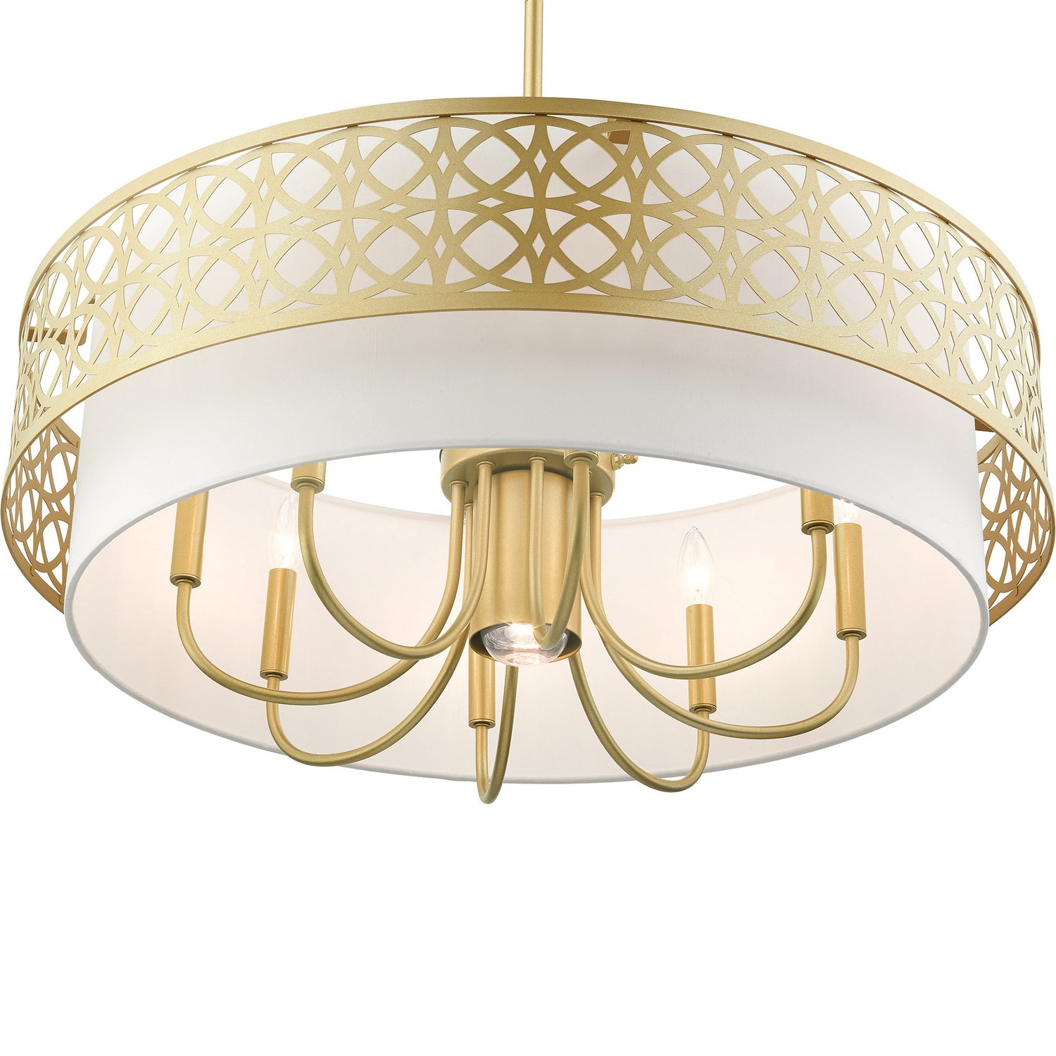 Livex Lighting - 49867-33 - Nine Light Chandelier - Calinda - Soft Gold