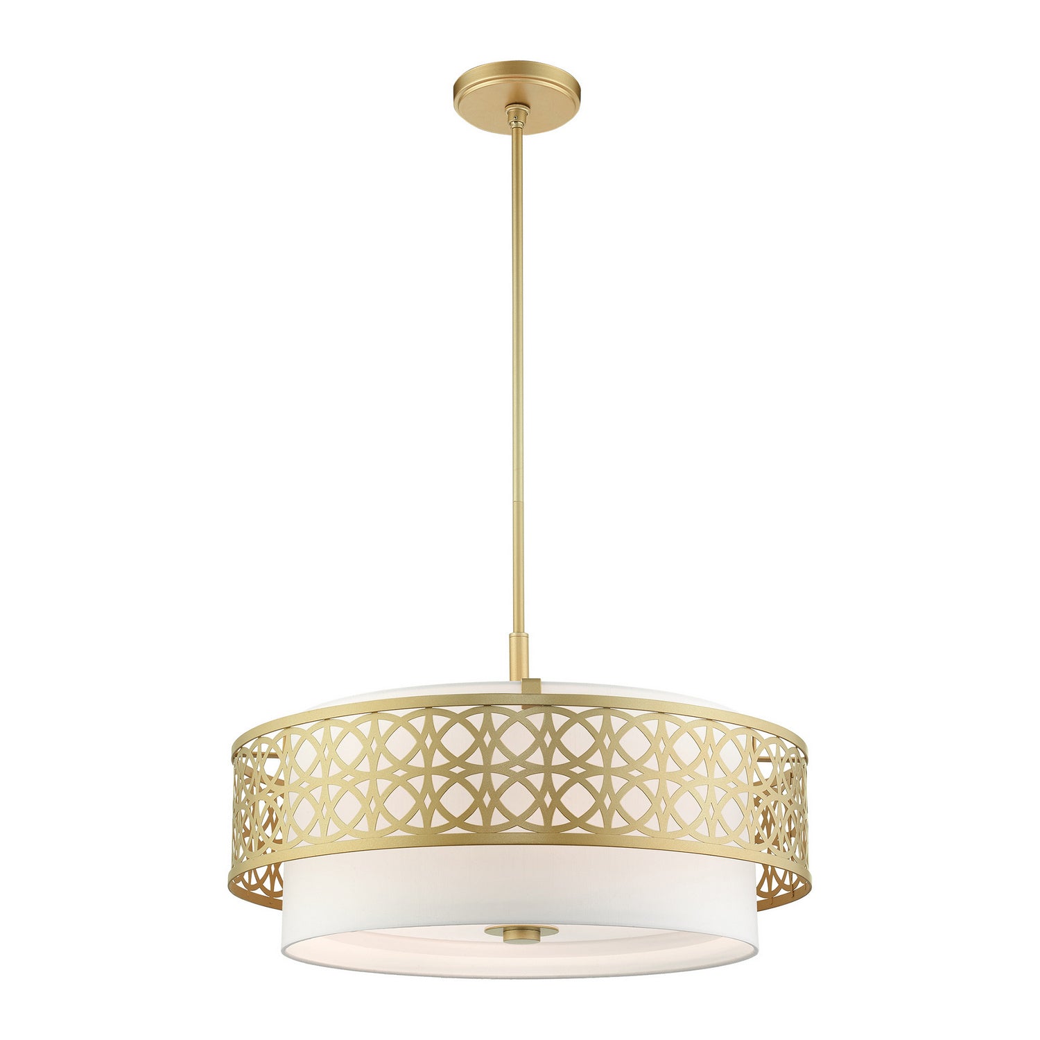 Livex Lighting - 49870-33 - Five Light Chandelier - Calinda - Soft Gold