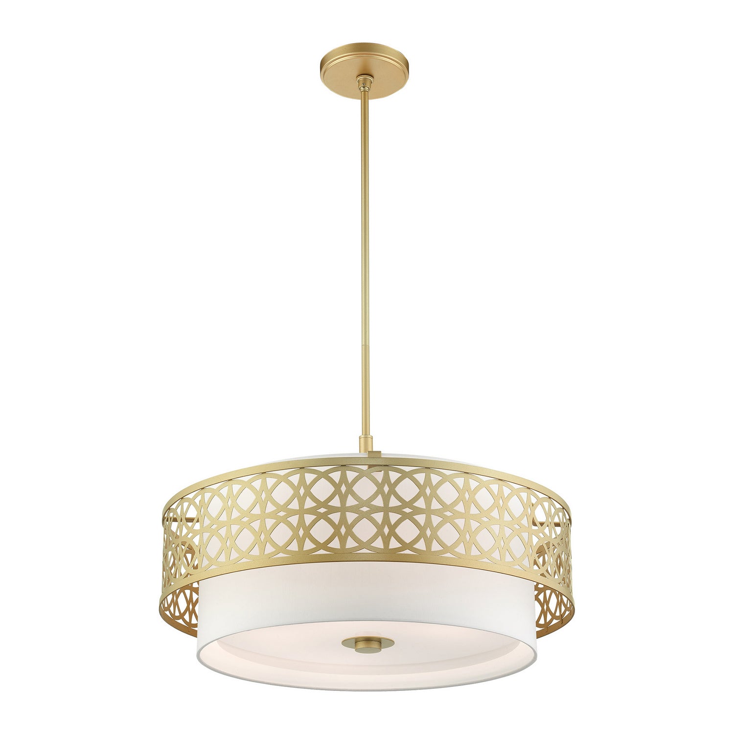 Livex Lighting - 49870-33 - Five Light Chandelier - Calinda - Soft Gold