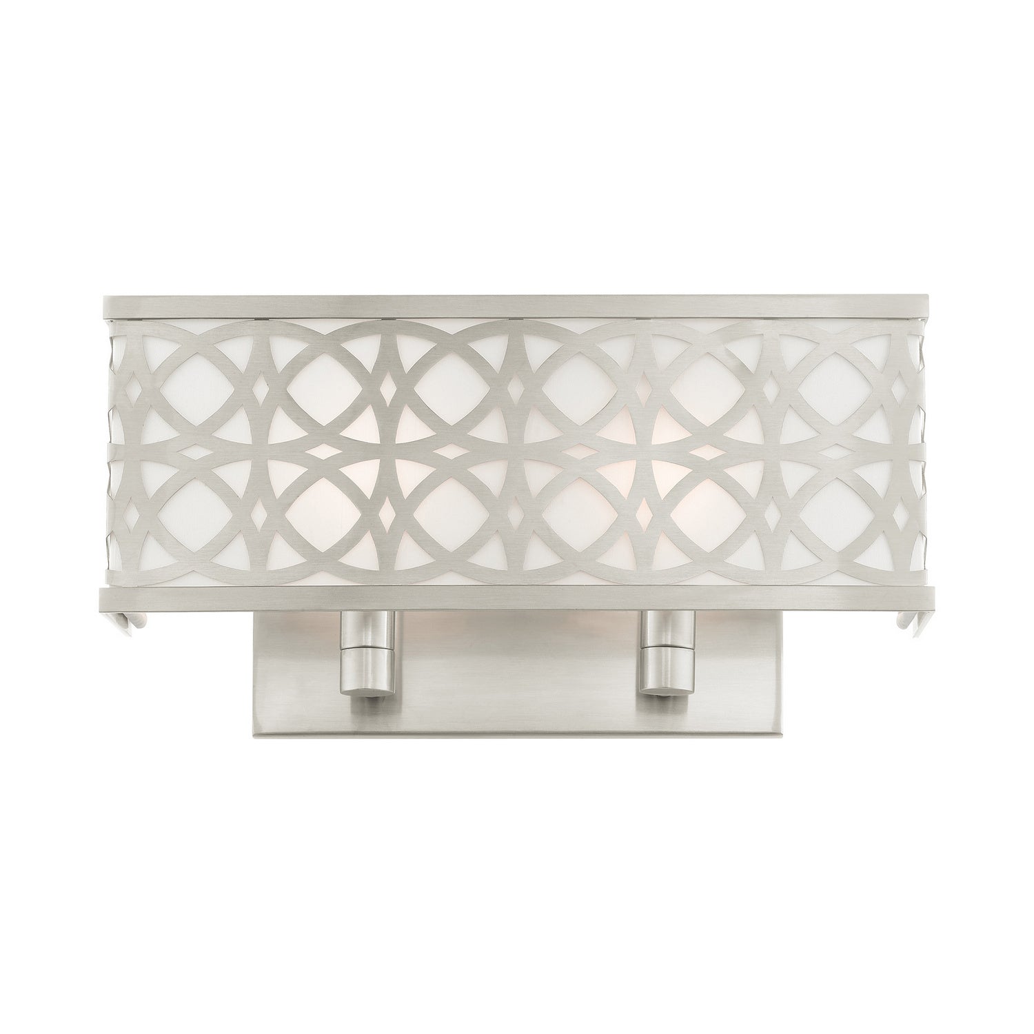 Livex Lighting - 49877-91 - Two Light Wall Sconce - Calinda - Brushed Nickel