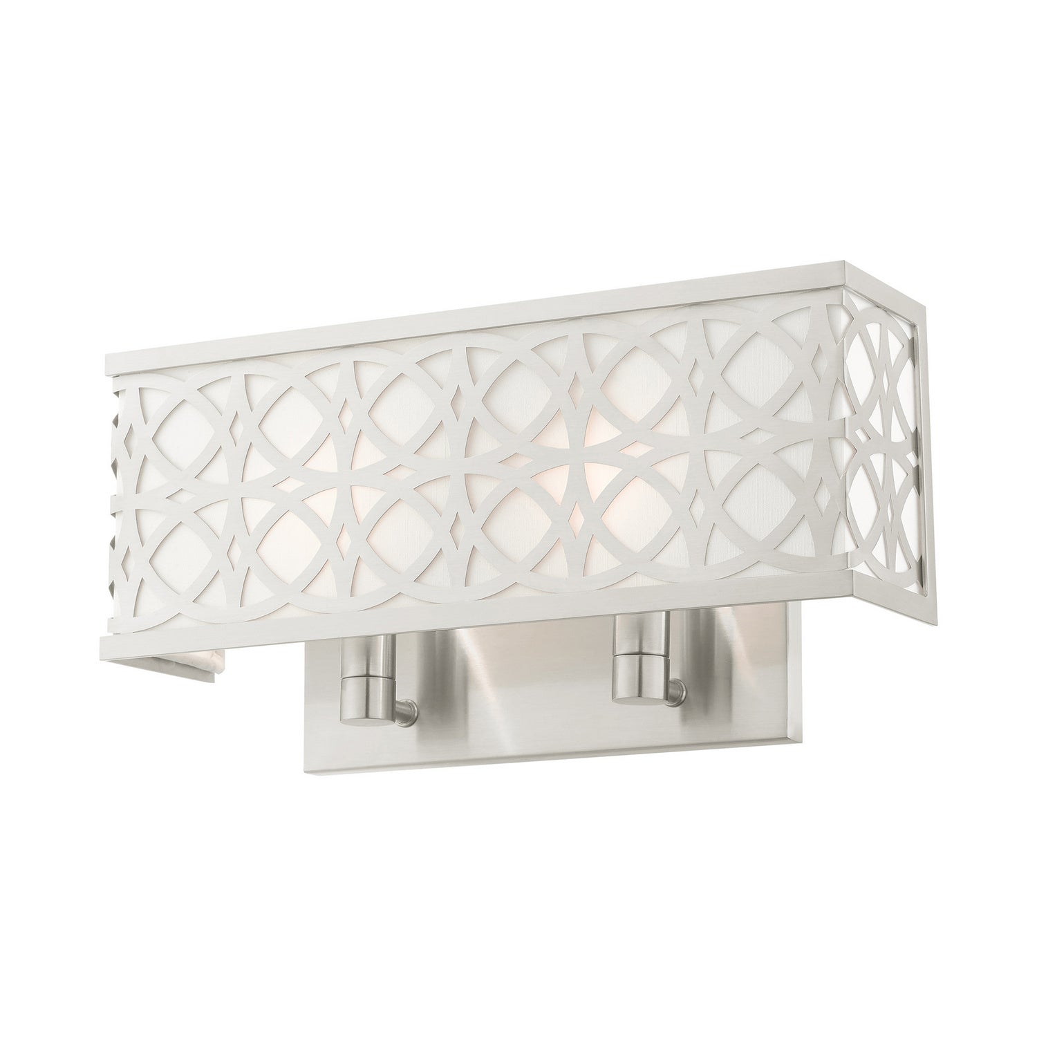 Livex Lighting - 49877-91 - Two Light Wall Sconce - Calinda - Brushed Nickel