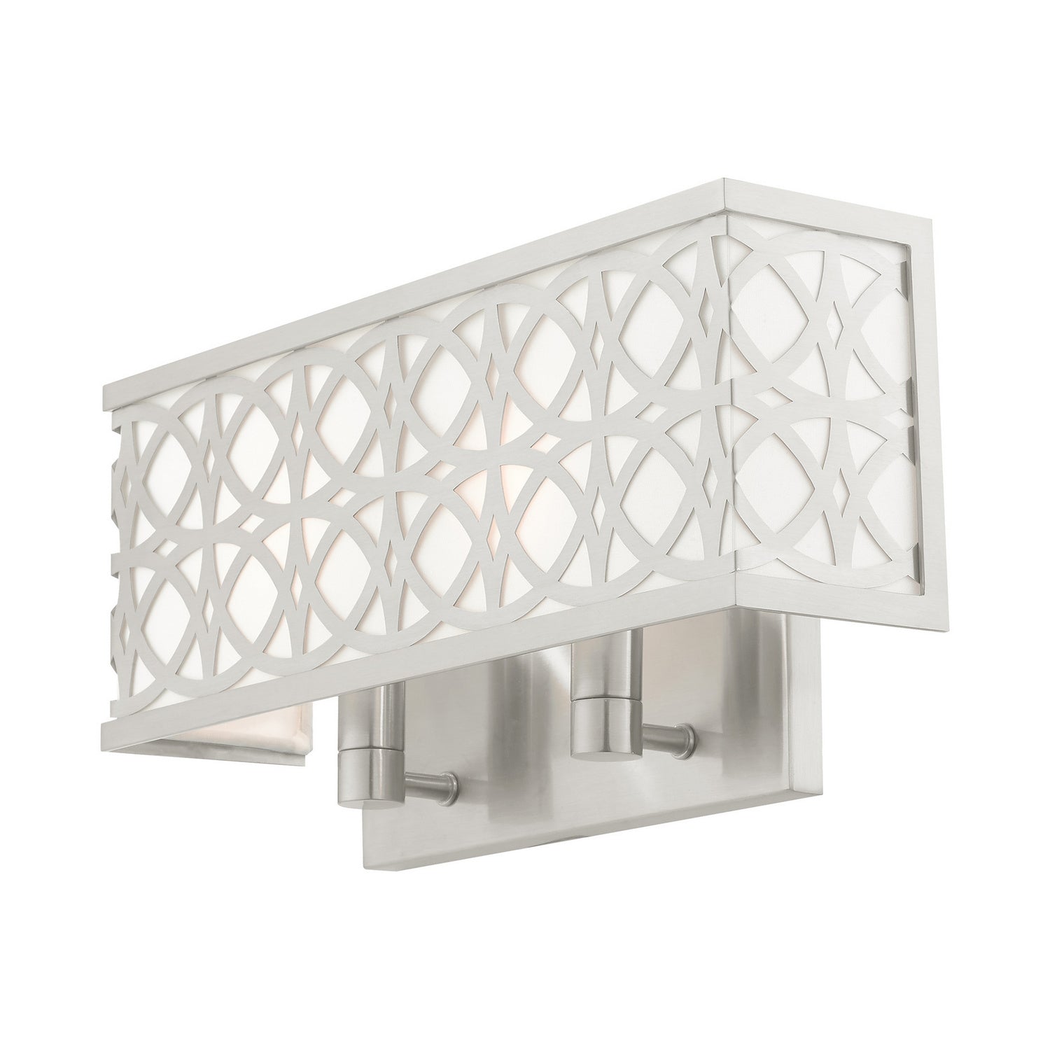 Livex Lighting - 49877-91 - Two Light Wall Sconce - Calinda - Brushed Nickel
