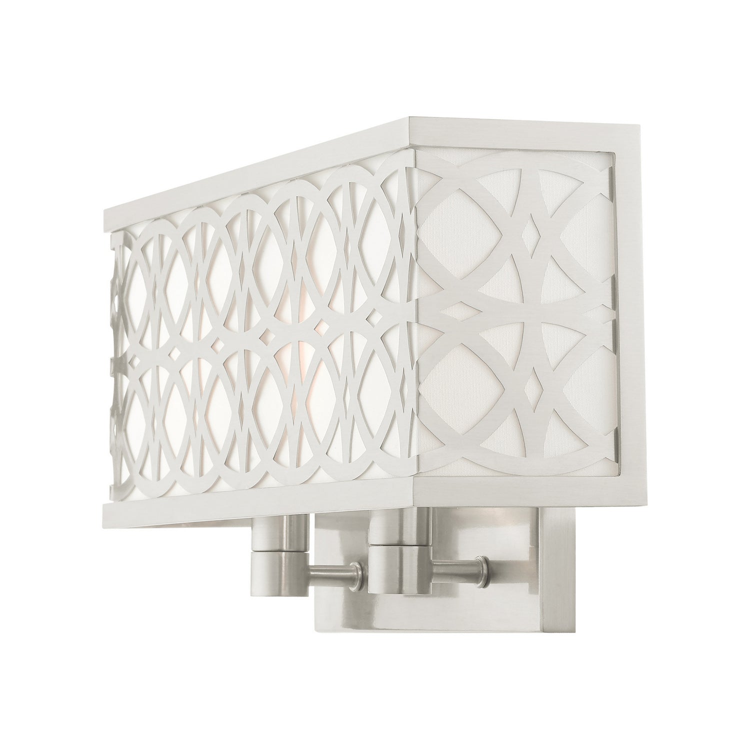 Livex Lighting - 49877-91 - Two Light Wall Sconce - Calinda - Brushed Nickel