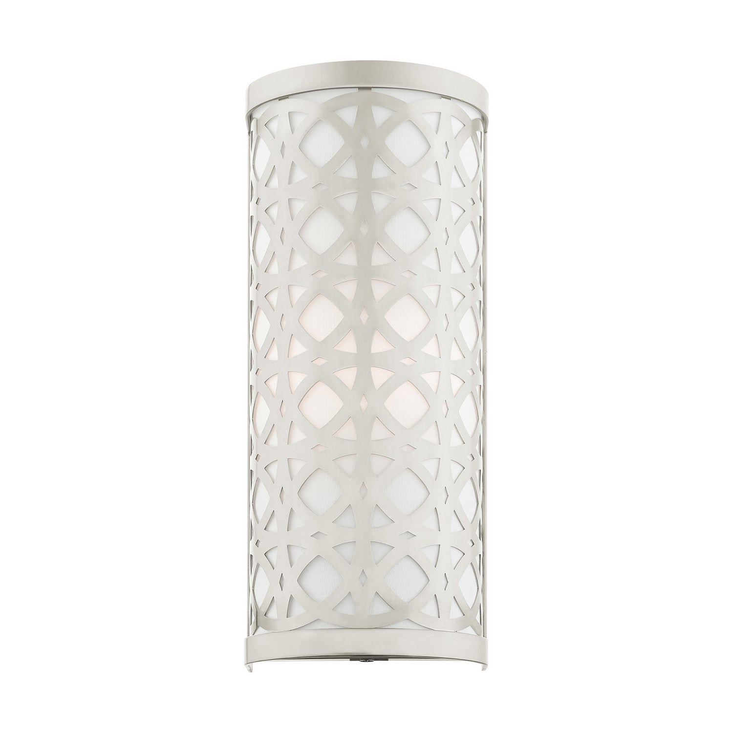 Livex Lighting - 49878-91 - One Light Wall Sconce - Calinda - Brushed Nickel