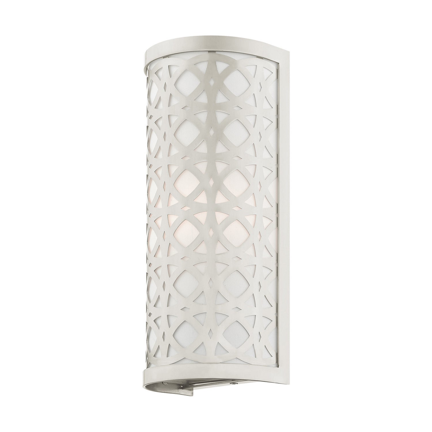 Livex Lighting - 49878-91 - One Light Wall Sconce - Calinda - Brushed Nickel