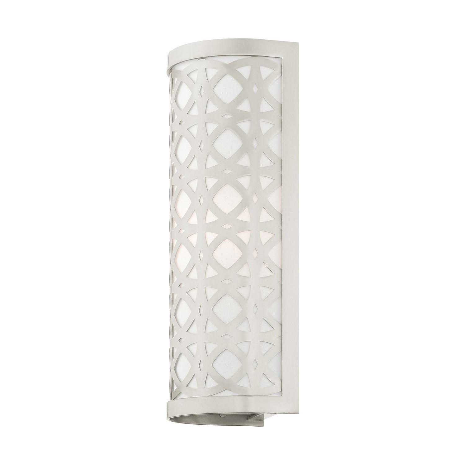 Livex Lighting - 49878-91 - One Light Wall Sconce - Calinda - Brushed Nickel