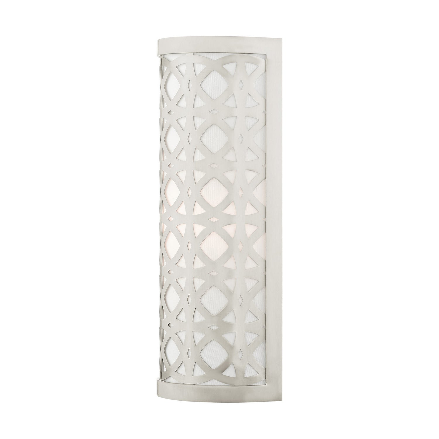 Livex Lighting - 49878-91 - One Light Wall Sconce - Calinda - Brushed Nickel