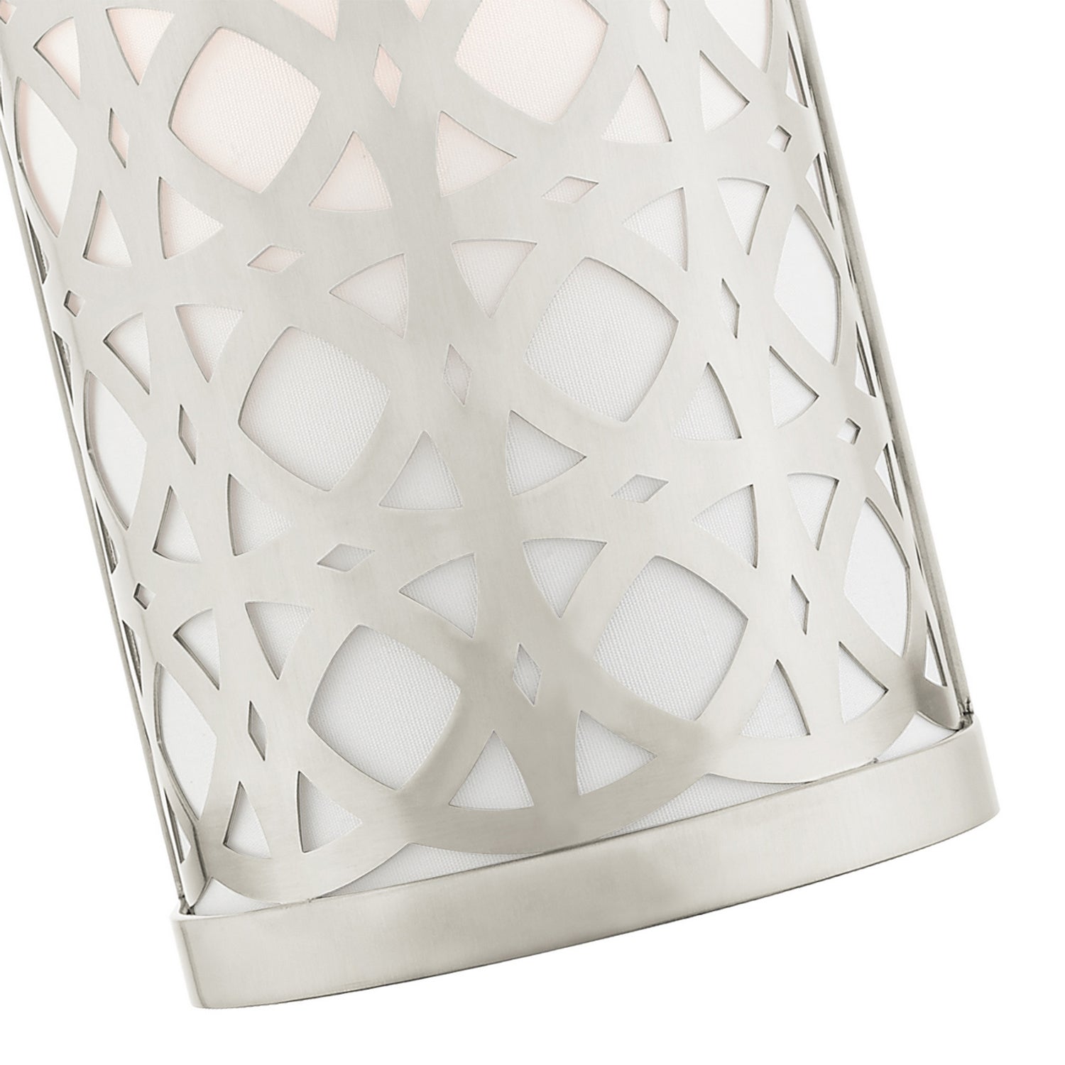 Livex Lighting - 49878-91 - One Light Wall Sconce - Calinda - Brushed Nickel