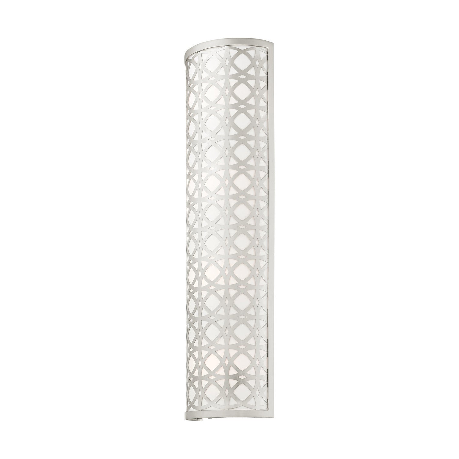 Livex Lighting - 49880-91 - Four Light Wall Sconce - Calinda - Brushed Nickel