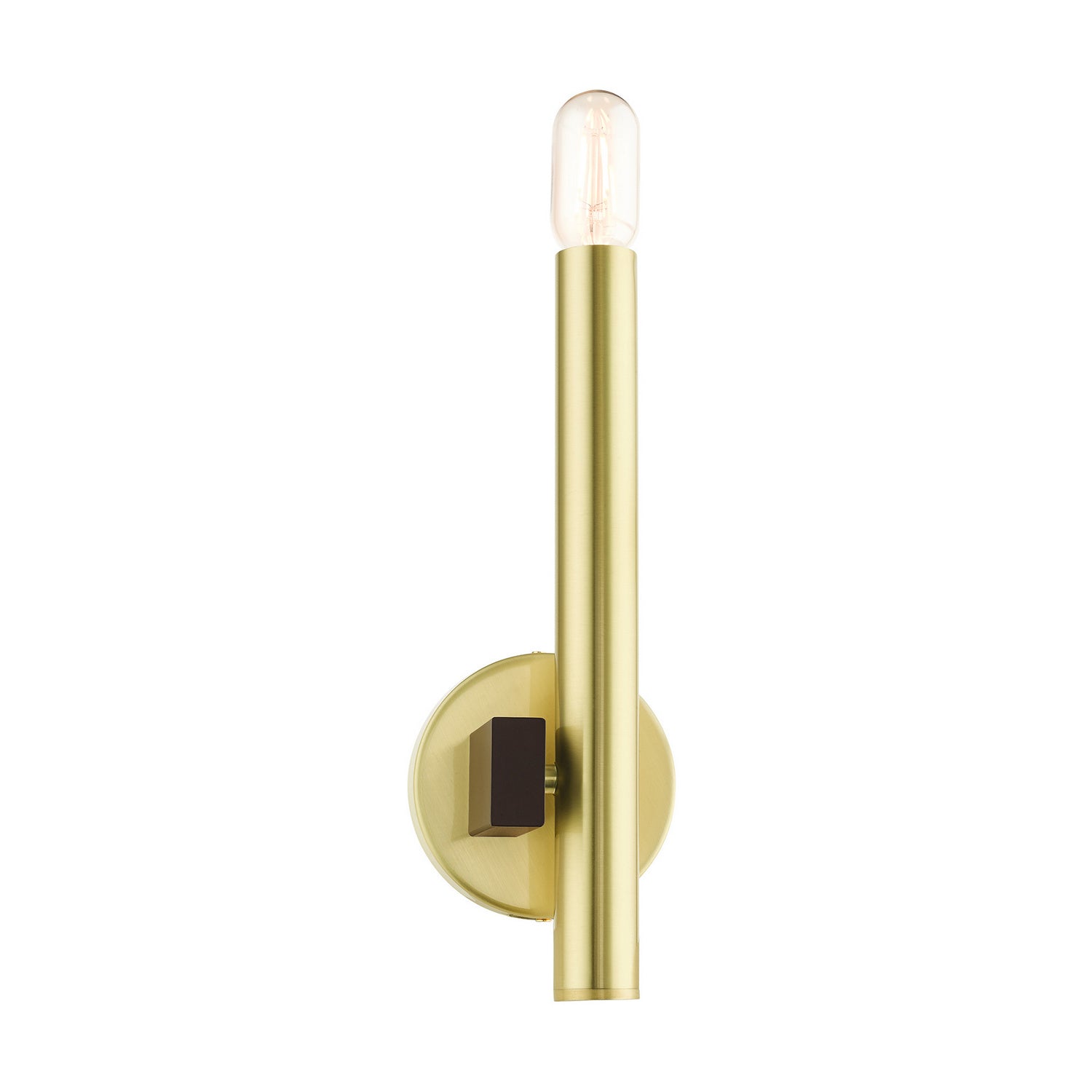 Livex Lighting - 49991-12 - One Light Wall Sconce - Helsinki - Satin Brass w/ Bronzes