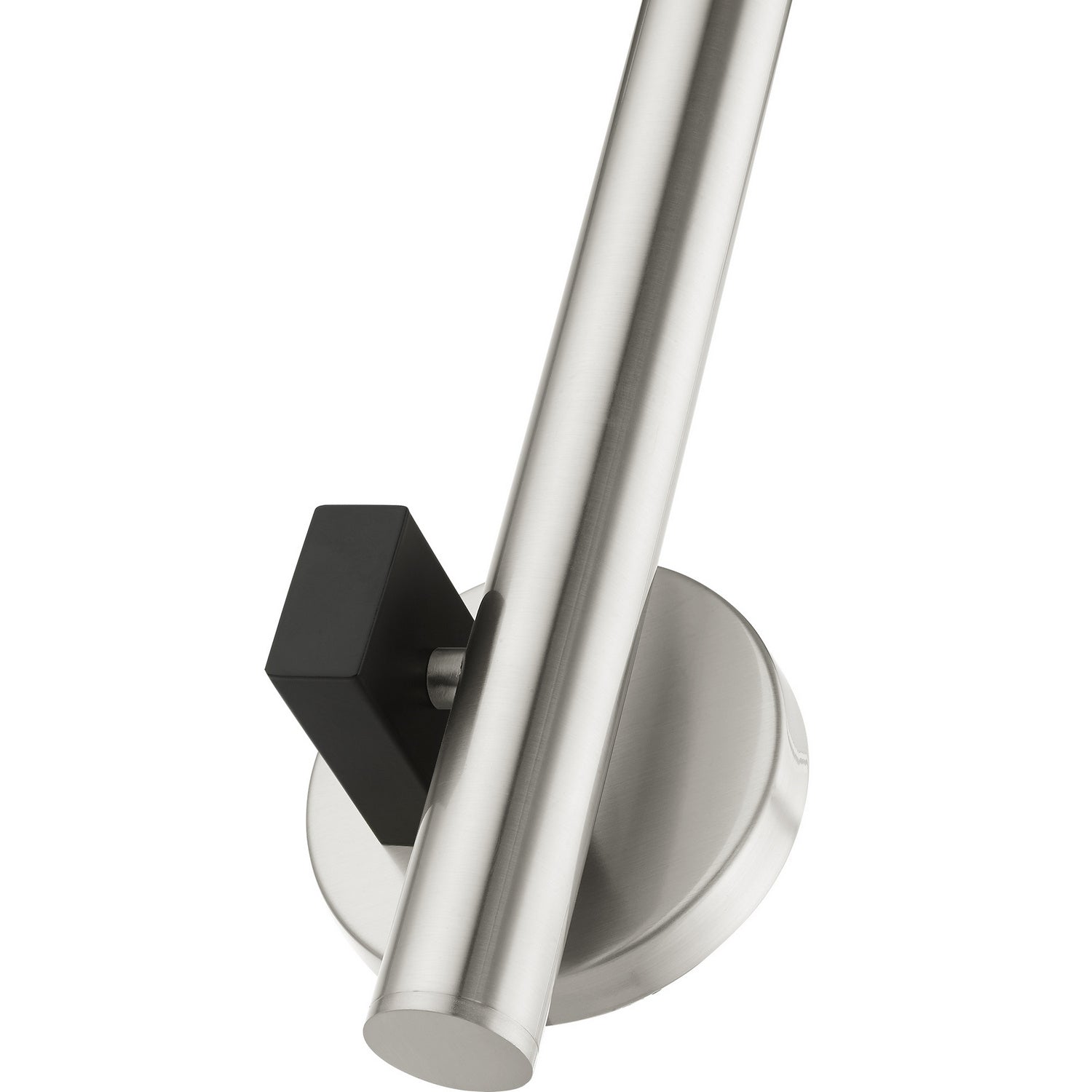 Livex Lighting - 49991-91 - One Light Wall Sconce - Helsinki - Brushed Nickel w/ Blacks