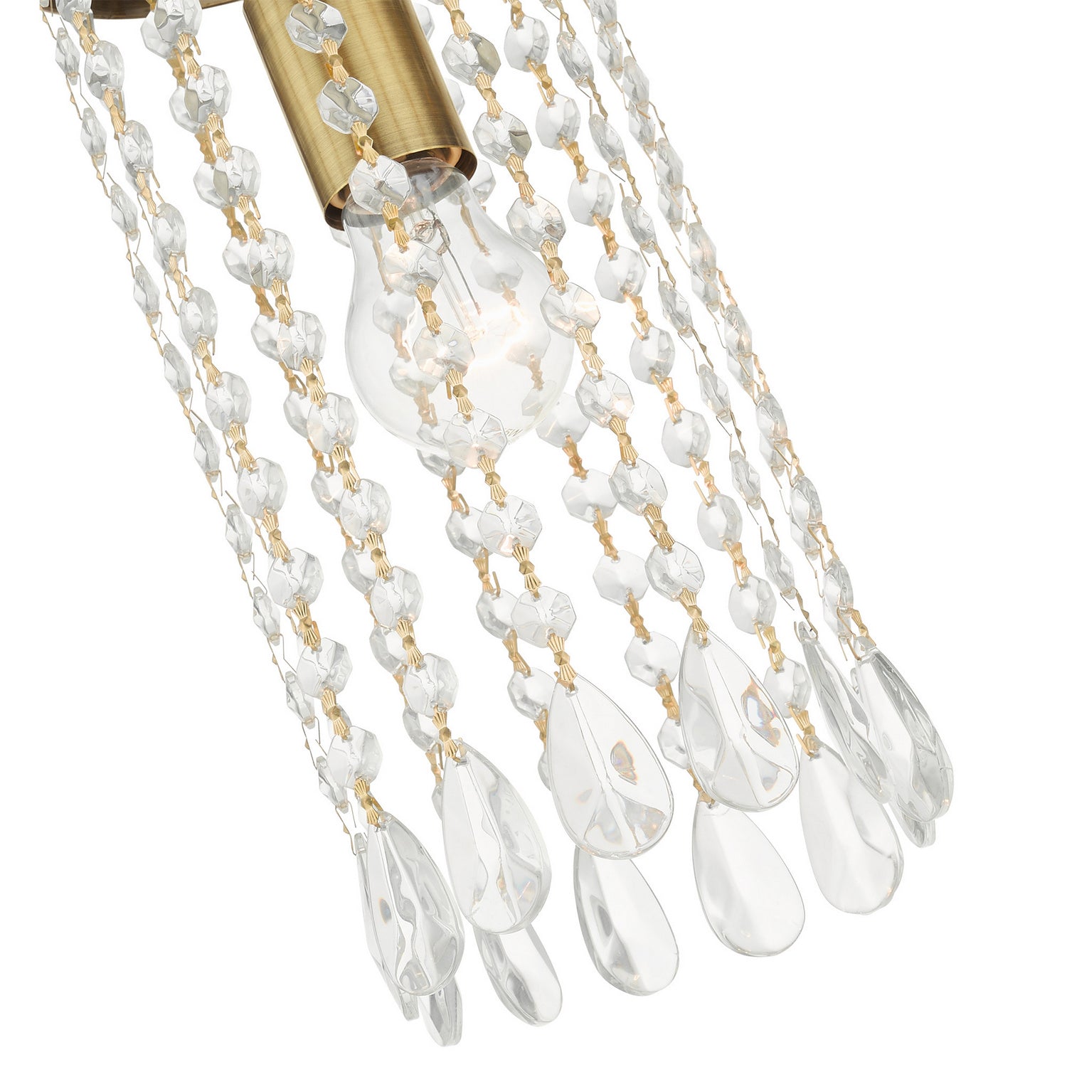 Livex Lighting - 51062-01 - One Light Mini Pendant - Elizabeth - Antique Brass