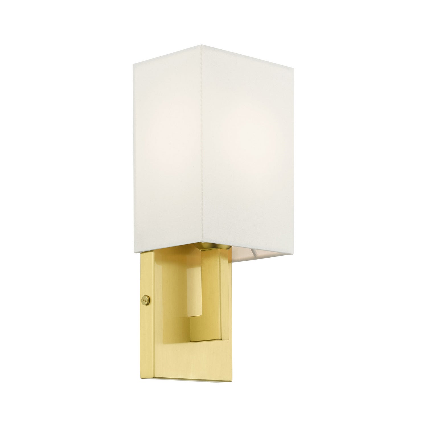 Livex Lighting - 51101-12 - One Light Wall Sconce - ADA Wall Sconces - Satin Brass