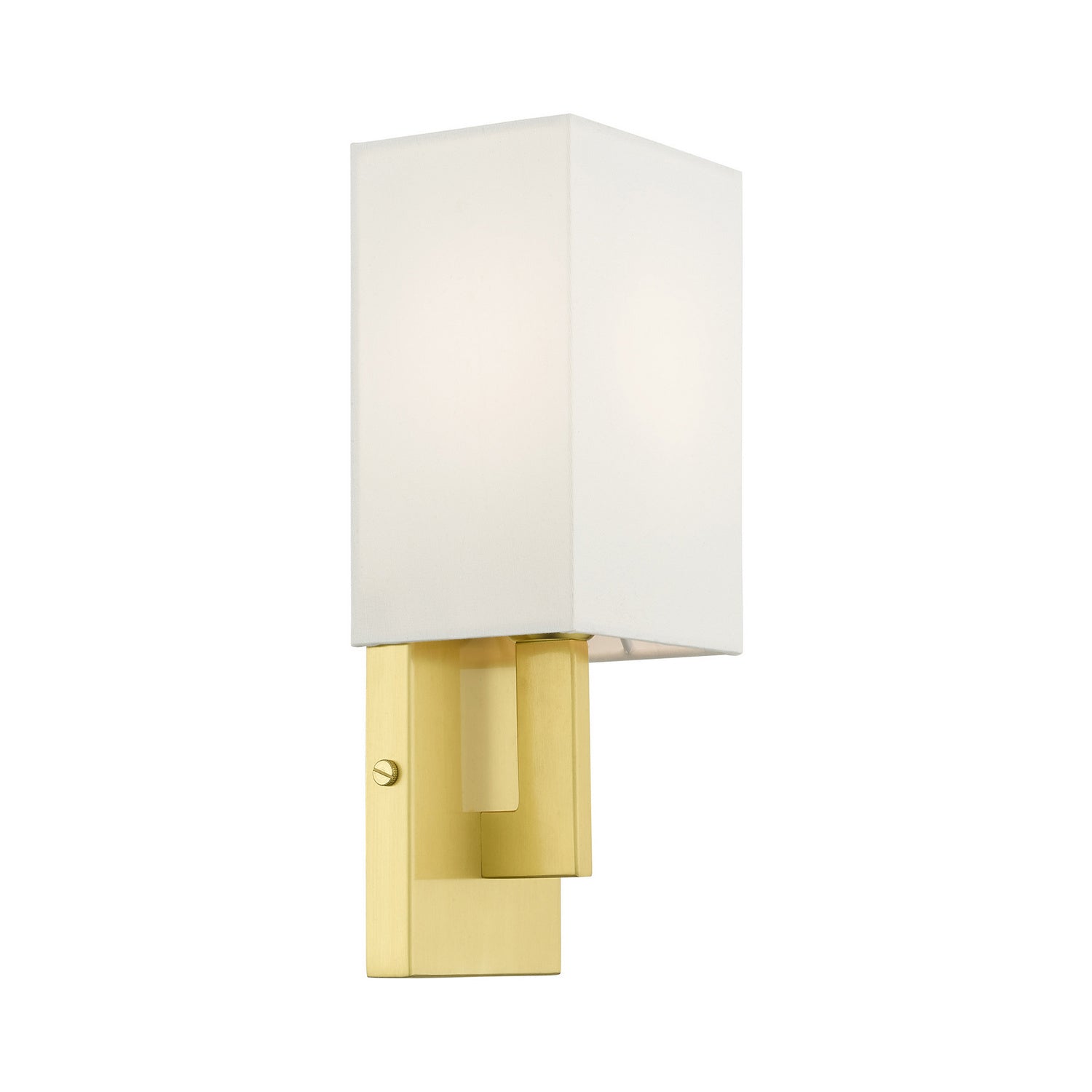 Livex Lighting - 51101-12 - One Light Wall Sconce - ADA Wall Sconces - Satin Brass