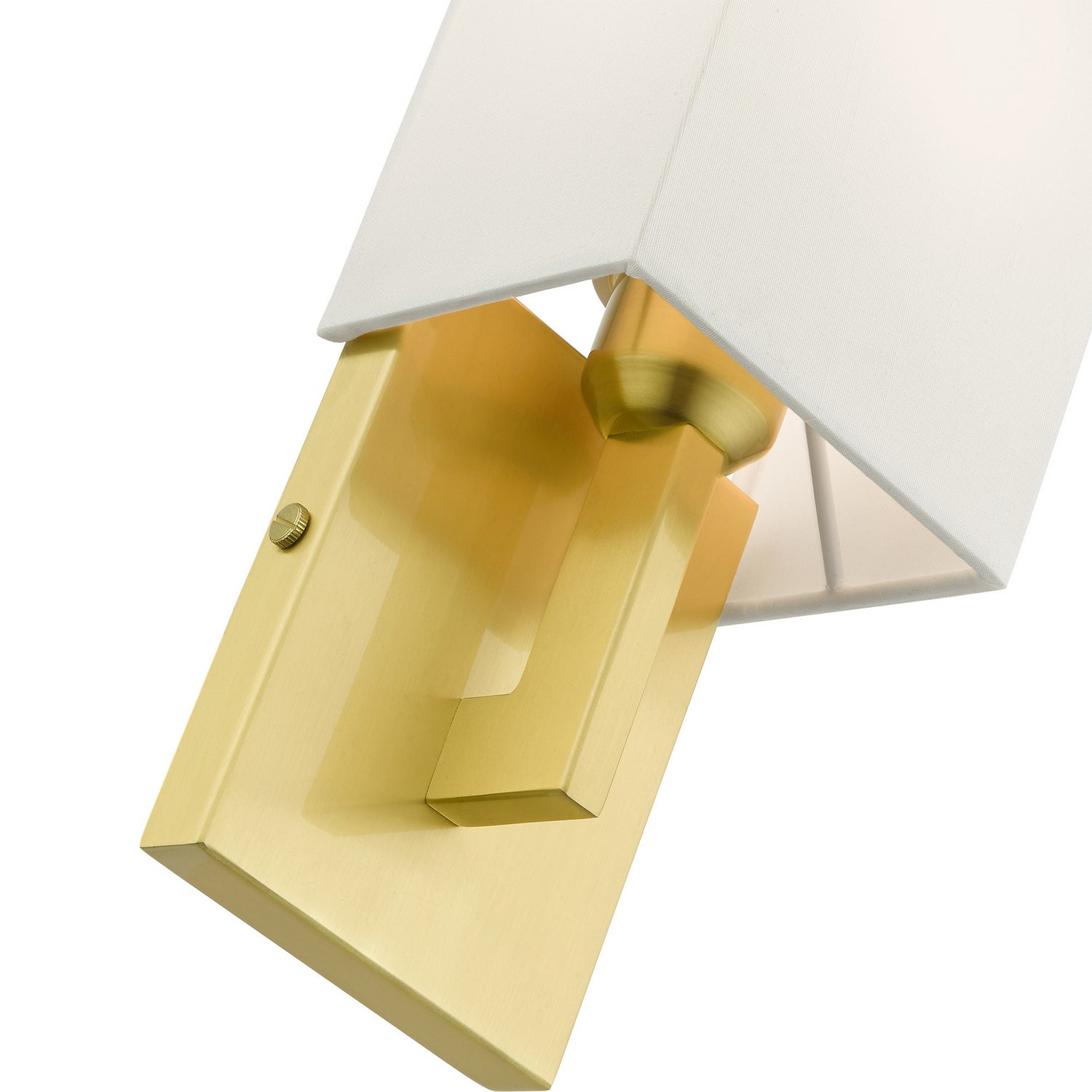 Livex Lighting - 51101-12 - One Light Wall Sconce - ADA Wall Sconces - Satin Brass