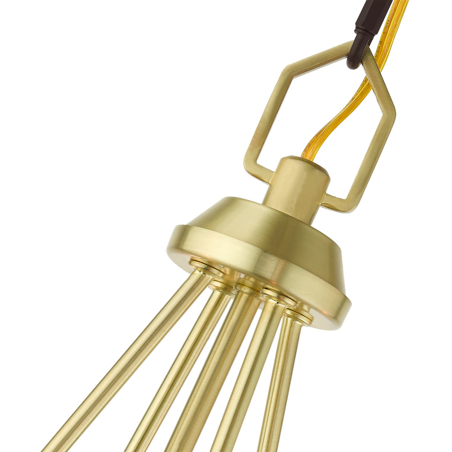 Livex Lighting - 51164-12 - Four Light Mini Chandelier - Beckett - Satin Brass and Bronze