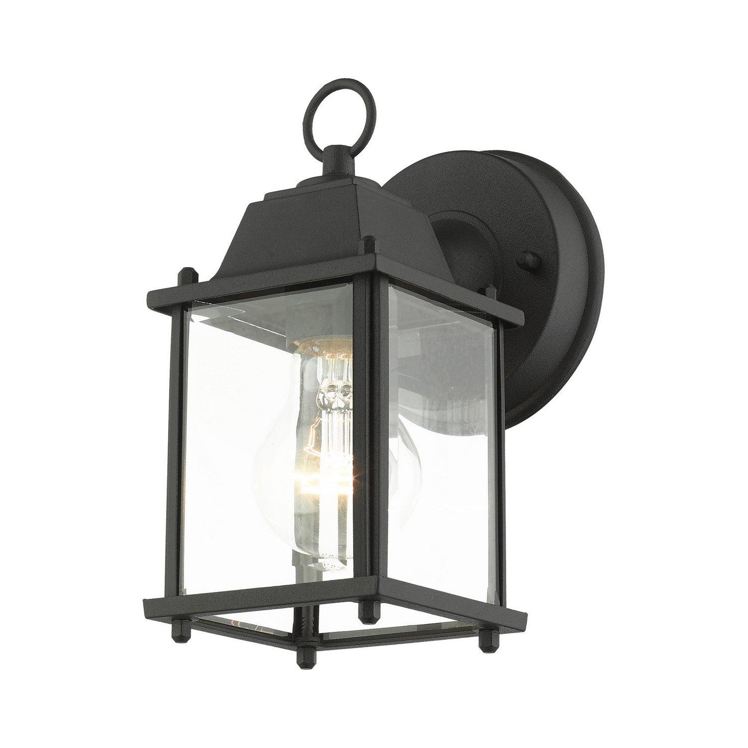 Livex Lighting - 7506-14 - One Light Outdoor Wall Lantern - Hamilton - Textured Black