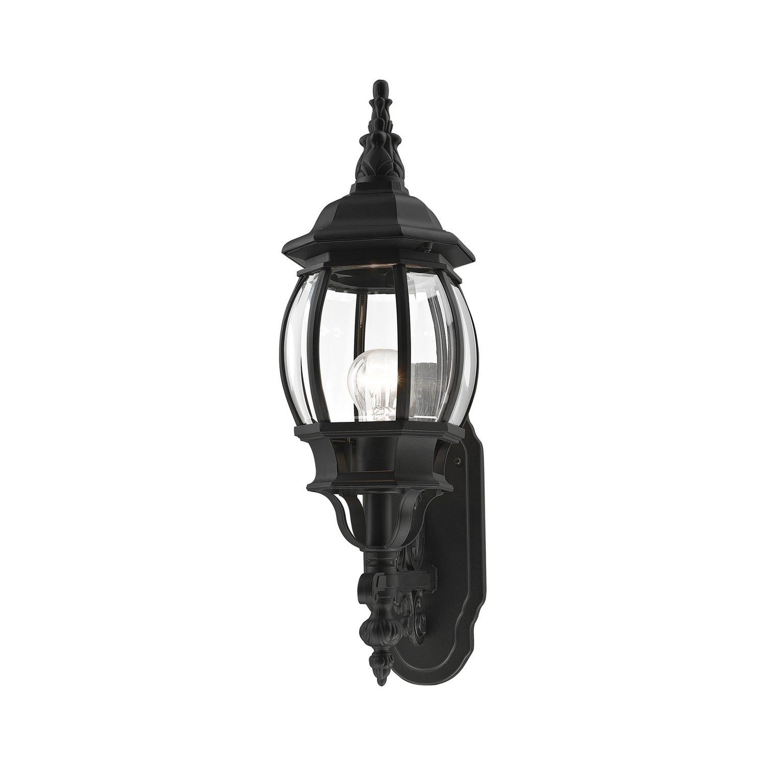 Livex Lighting - 7520-14 - One Light Outdoor Wall Lantern - Frontenac - Textured Black