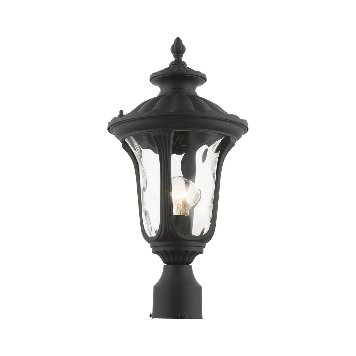 Livex Lighting - 7848-14 - One Light Outdoor Post Top Lantern - Oxford - Textured Black