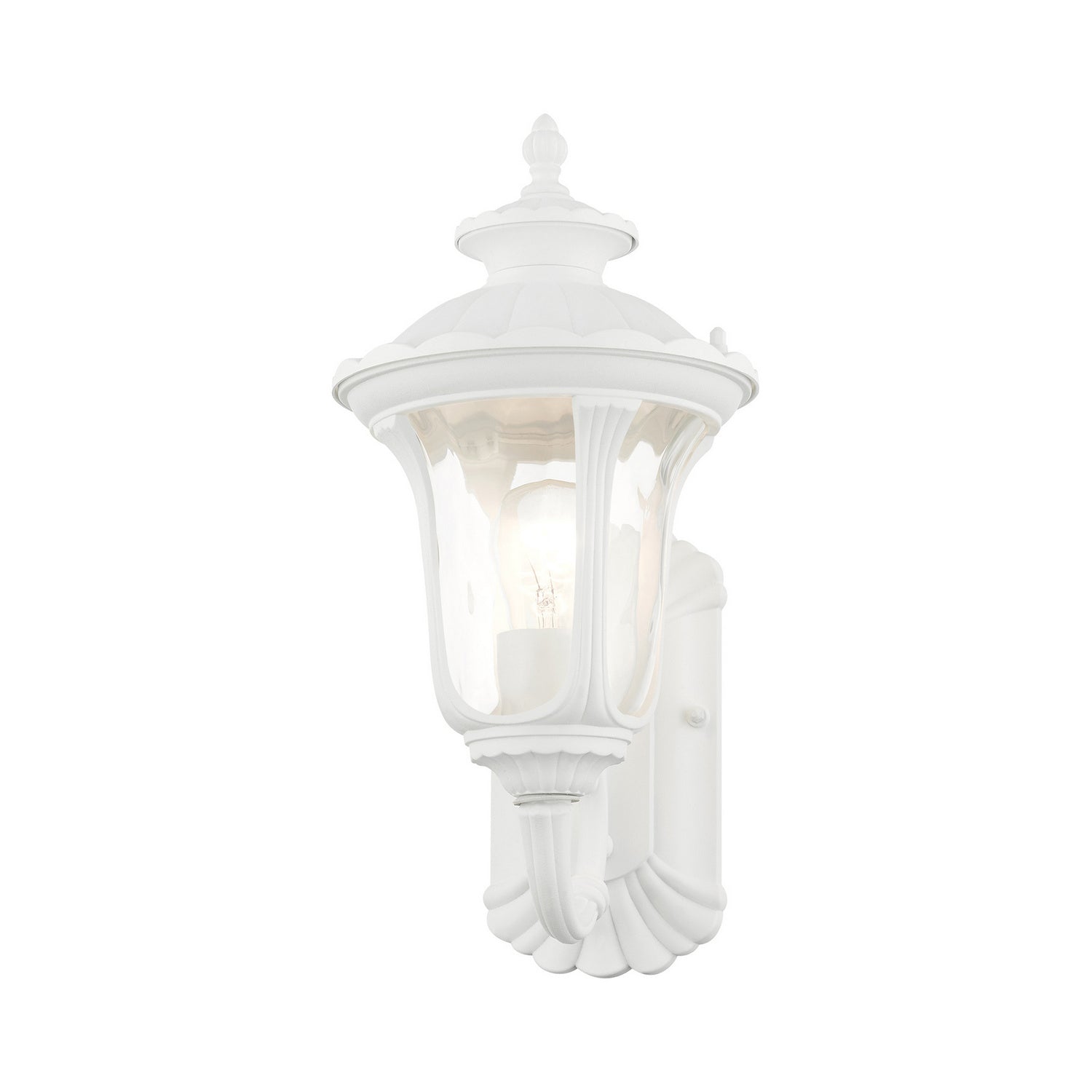 Livex Lighting - 7850-13 - One Light Outdoor Wall Lantern - Oxford - Textured White