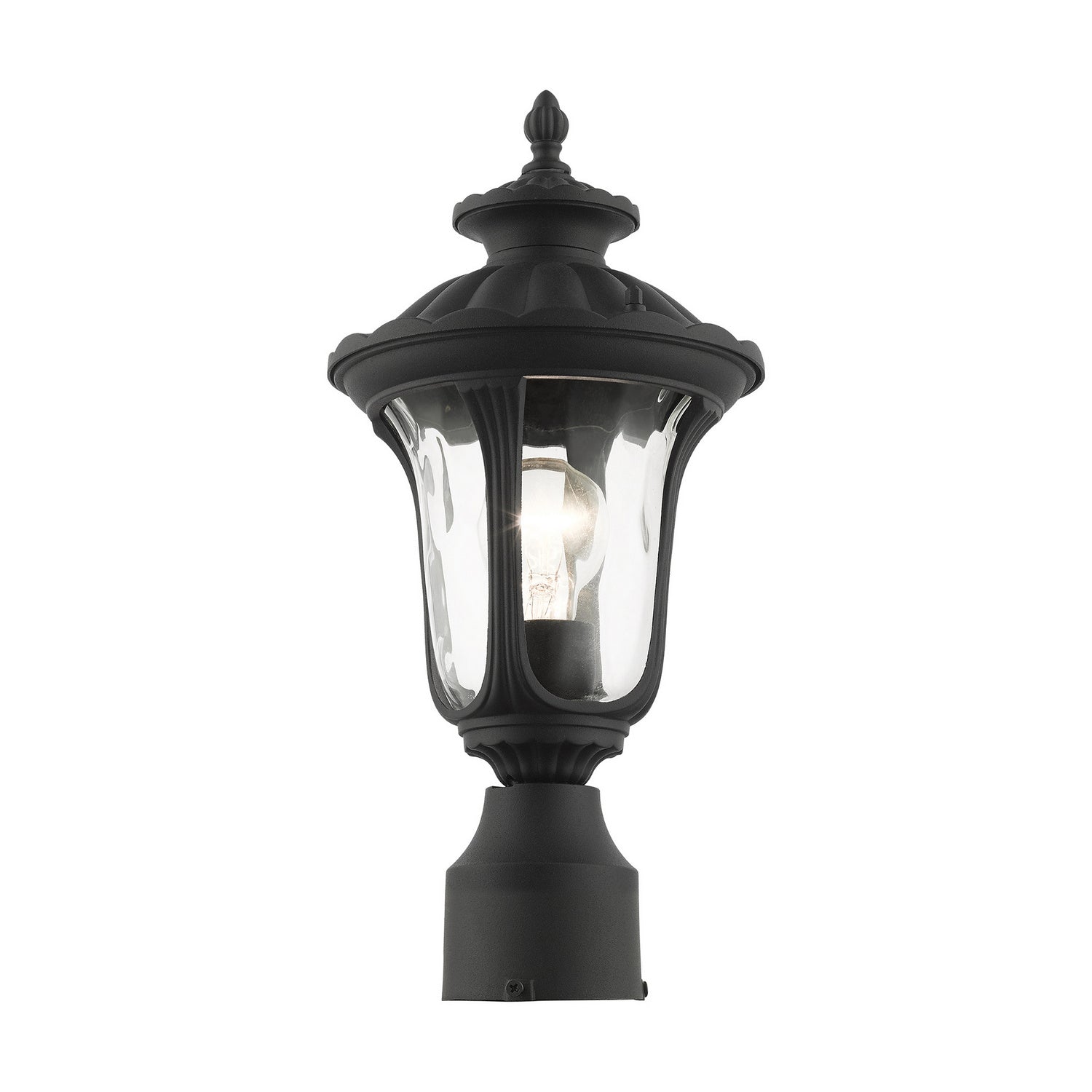 Livex Lighting - 7855-14 - One Light Outdoor Post Top Lantern - Oxford - Textured Black