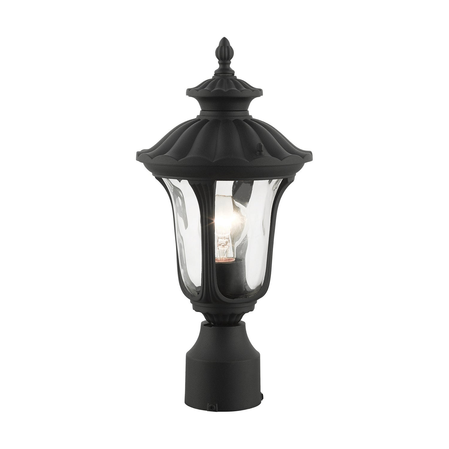 Livex Lighting - 7855-14 - One Light Outdoor Post Top Lantern - Oxford - Textured Black