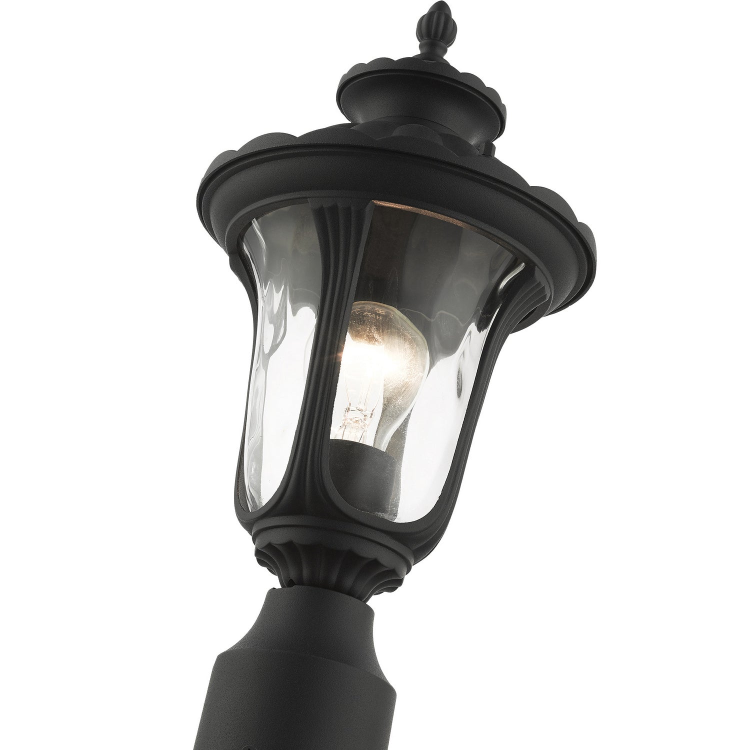 Livex Lighting - 7855-14 - One Light Outdoor Post Top Lantern - Oxford - Textured Black