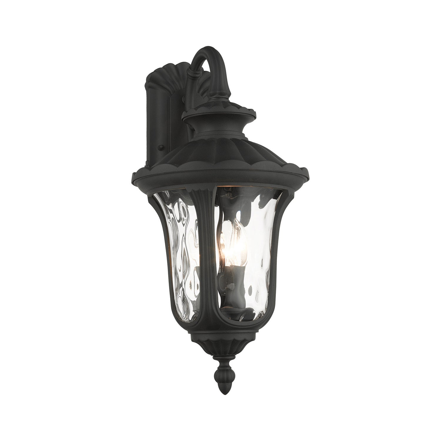 Livex Lighting - 7857-14 - Three Light Outdoor Wall Lantern - Oxford - Textured Black