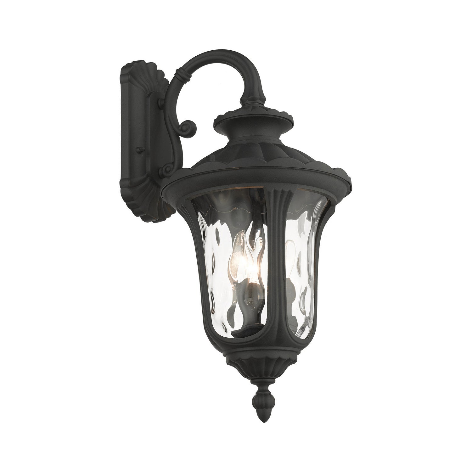 Livex Lighting - 7857-14 - Three Light Outdoor Wall Lantern - Oxford - Textured Black