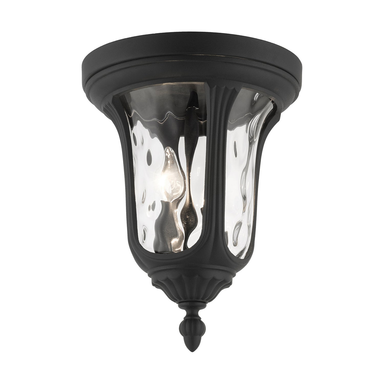 Livex Lighting - 7861-14 - Two Light Outdoor Ceiling Mount - Oxford - Textured Black