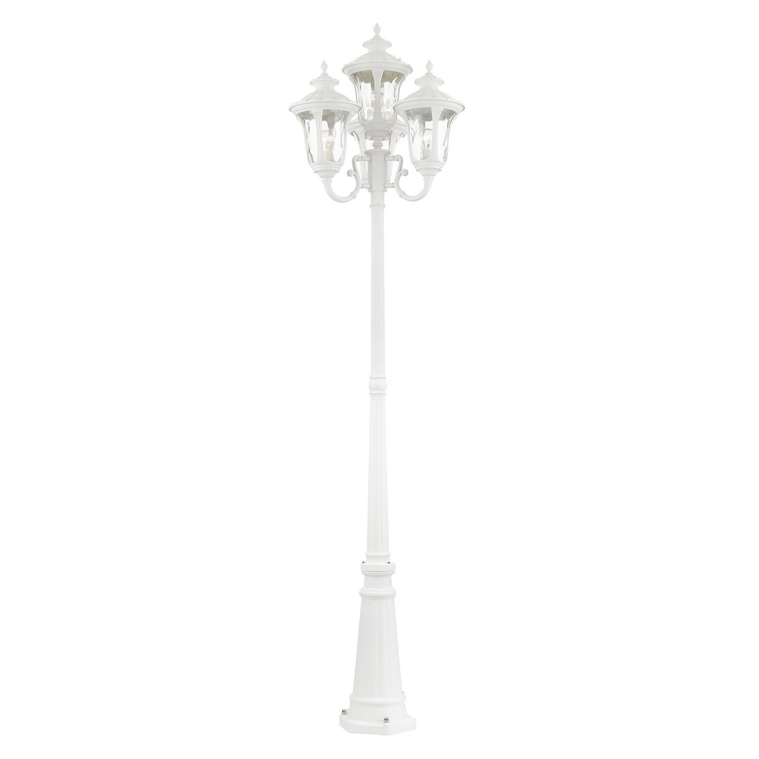 Livex Lighting - 7869-13 - Four Light Outdoor Post Mount - Oxford - Textured White
