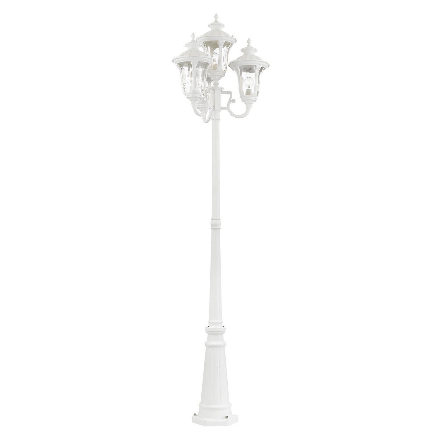 Livex Lighting - 7869-13 - Four Light Outdoor Post Mount - Oxford - Textured White