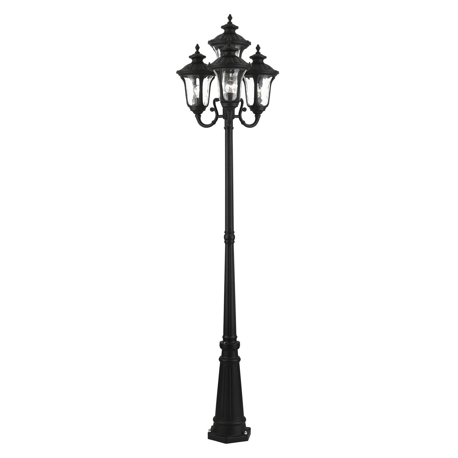 Livex Lighting - 7869-14 - Four Light Outdoor Post Mount - Oxford - Textured Black