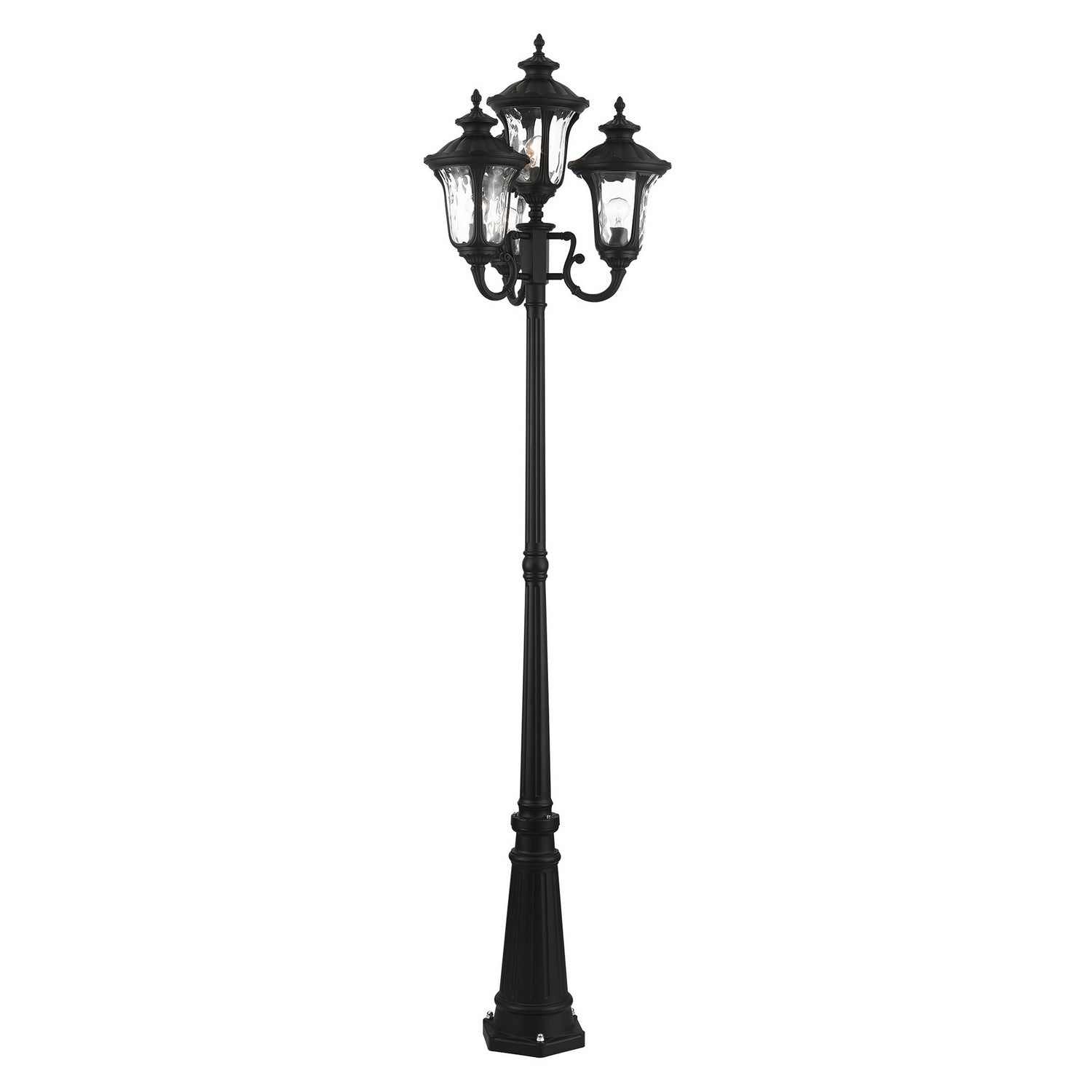 Livex Lighting - 7869-14 - Four Light Outdoor Post Mount - Oxford - Textured Black
