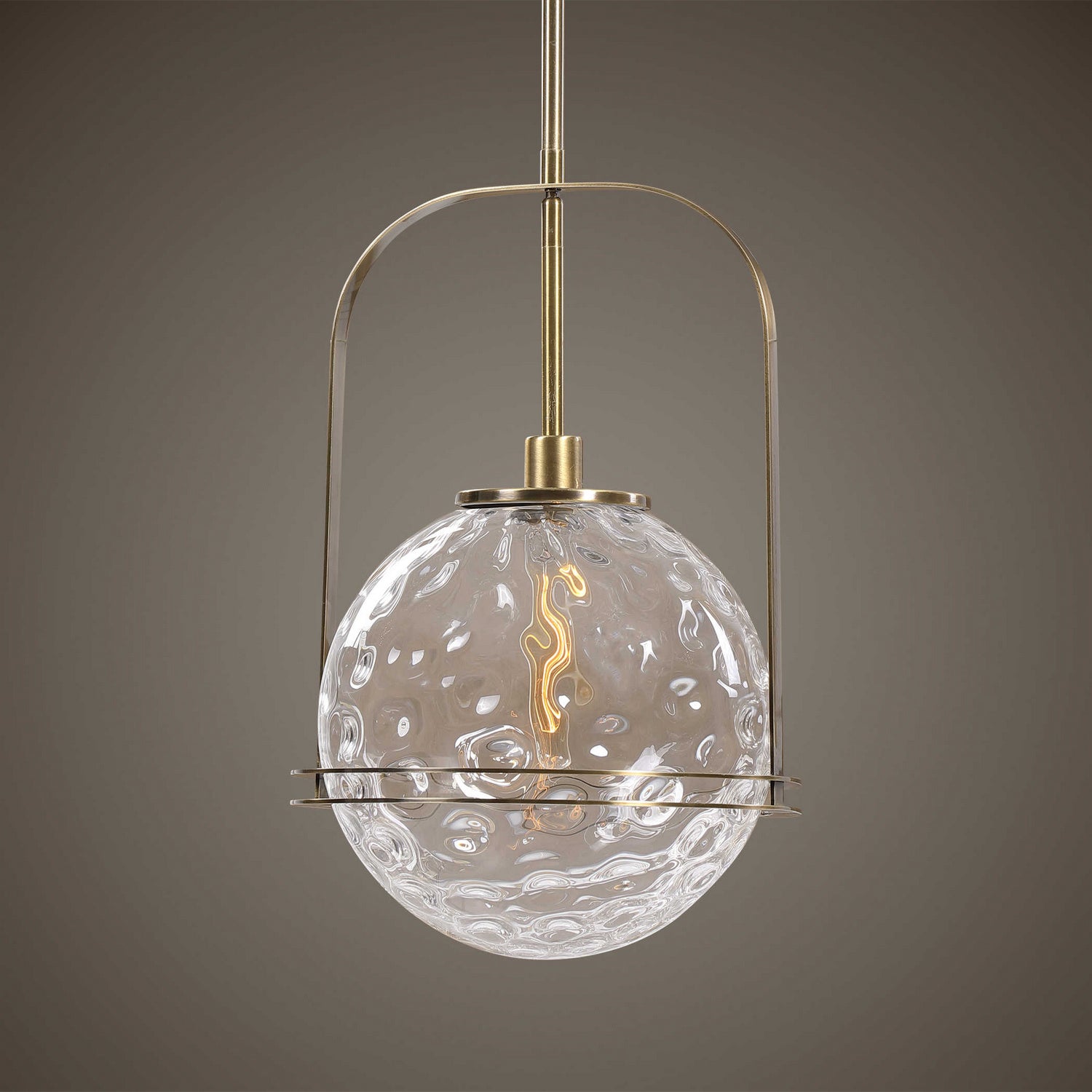 Uttermost - 21540 - One Light Pendant - Mimas - Antique Brass