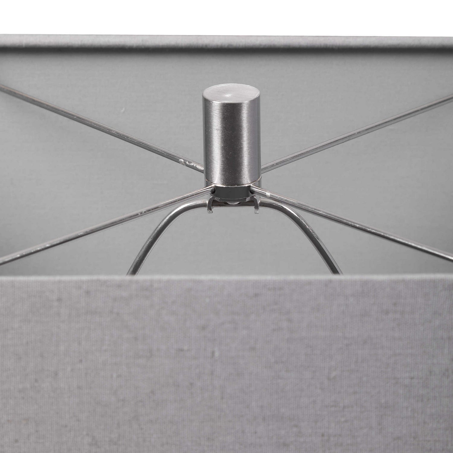 Uttermost - 28383 - One Light Table Lamp - Sycamore - Brushed Nickel