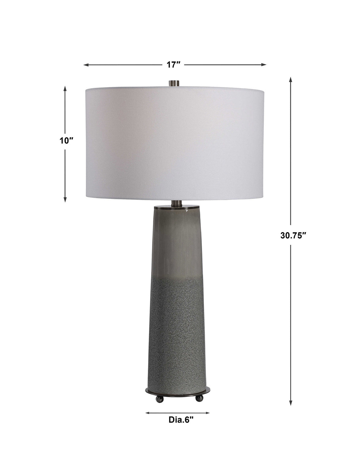 Uttermost - 28436 - One Light Table Lamp - Abdel - Gunmetal