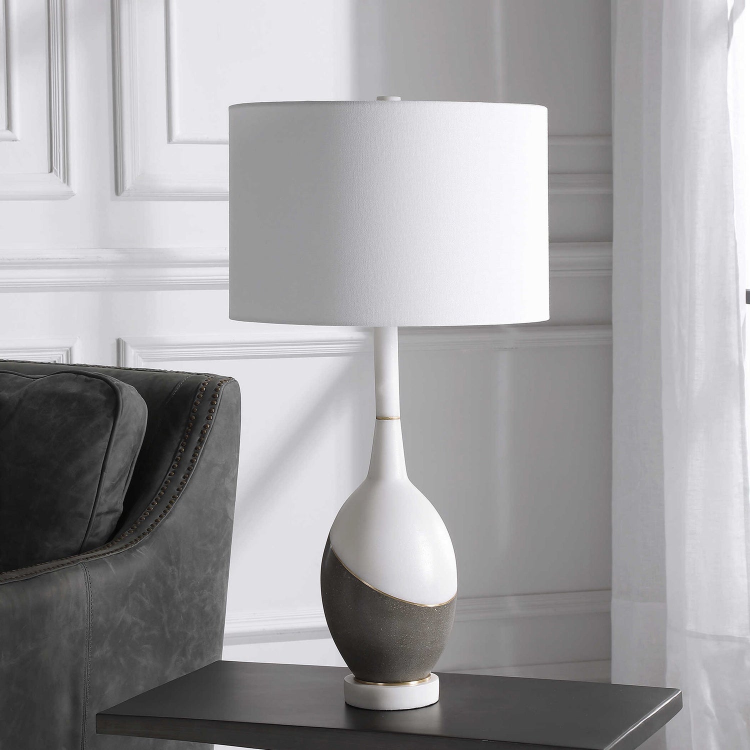 Uttermost - 28465 - One Light Table Lamp - Tanali - Brushed Gold