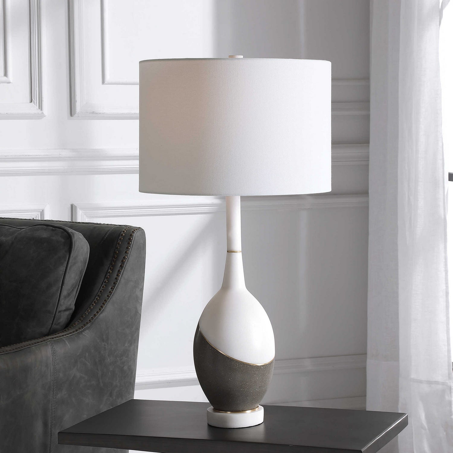 Uttermost - 28465 - One Light Table Lamp - Tanali - Brushed Gold