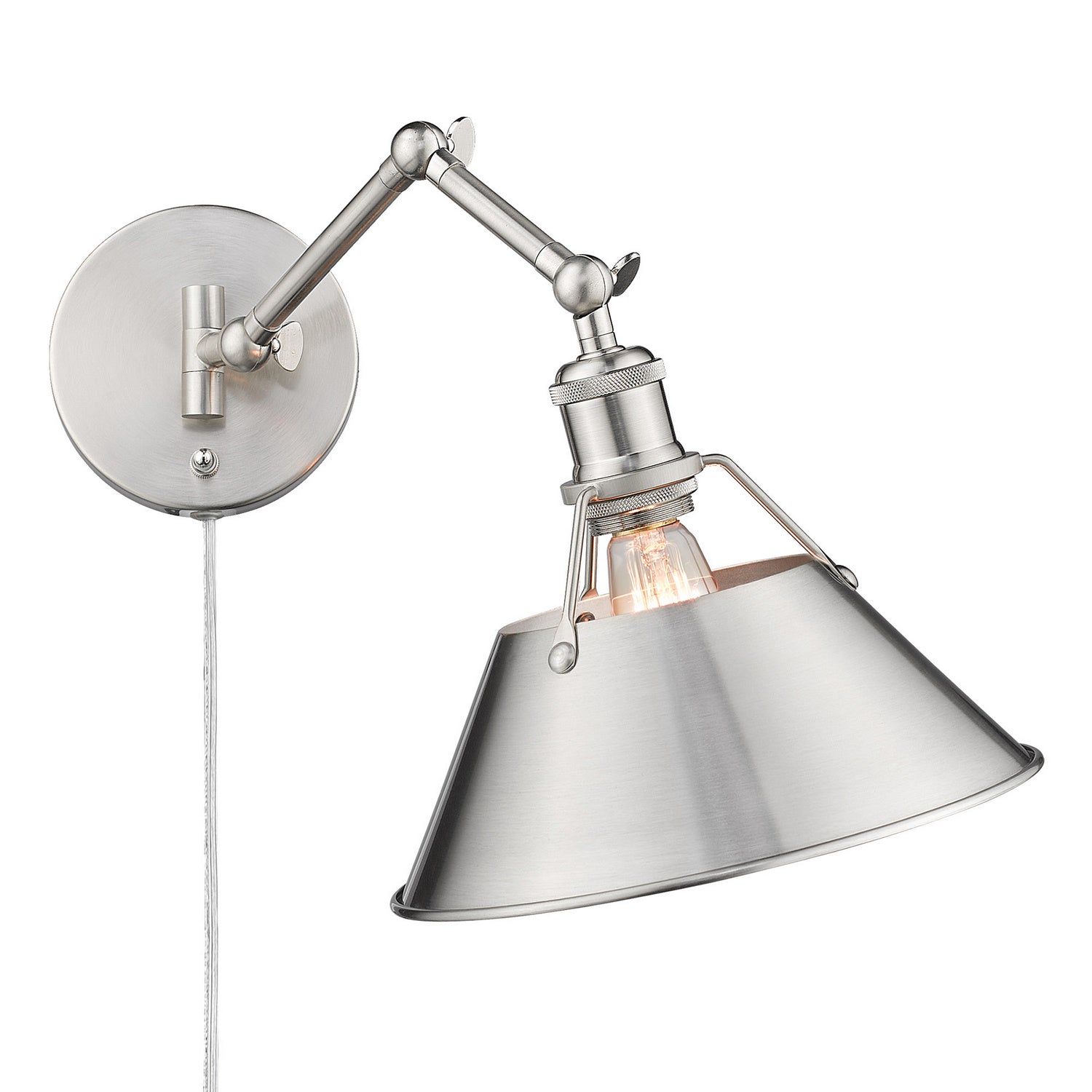 Golden - 3306-A1W PW-PW - One Light Wall Sconce - Orwell - Pewter