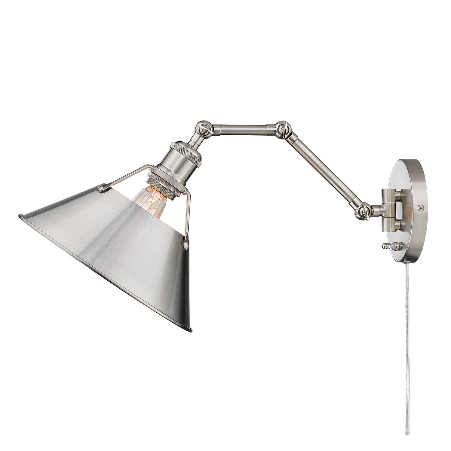 Golden - 3306-A1W PW-PW - One Light Wall Sconce - Orwell - Pewter
