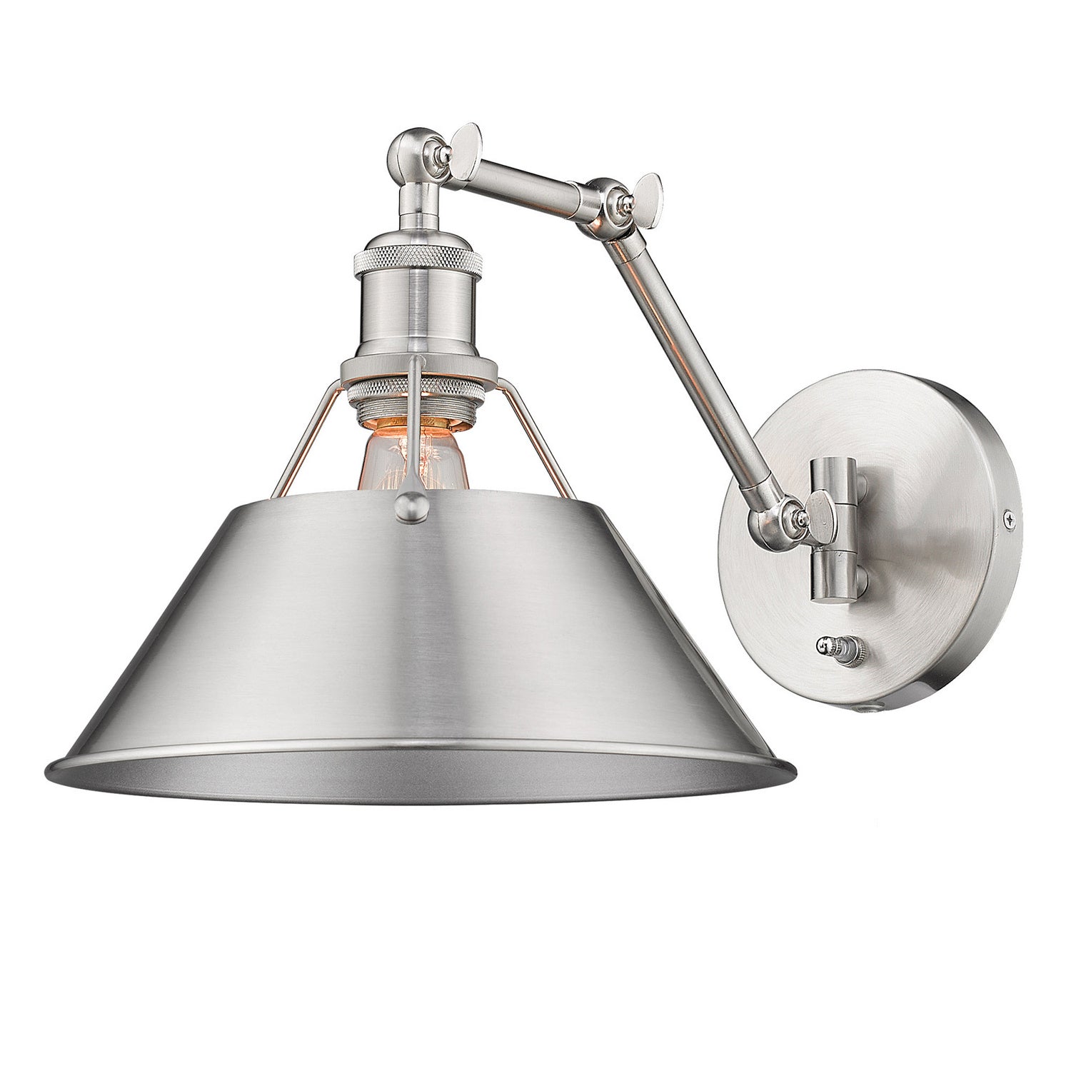 Golden - 3306-A1W PW-PW - One Light Wall Sconce - Orwell - Pewter