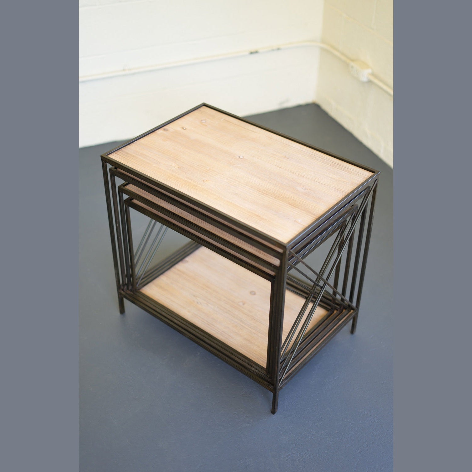Kalalou - CHW1201 - Shelving Unit - Gray