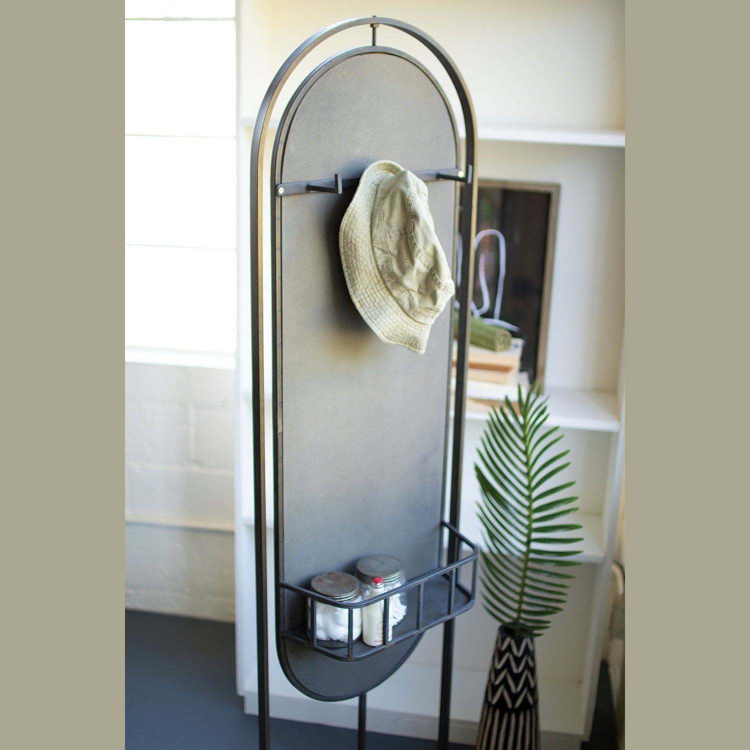 Kalalou - CLA1282 - Floor Mirror - Gray