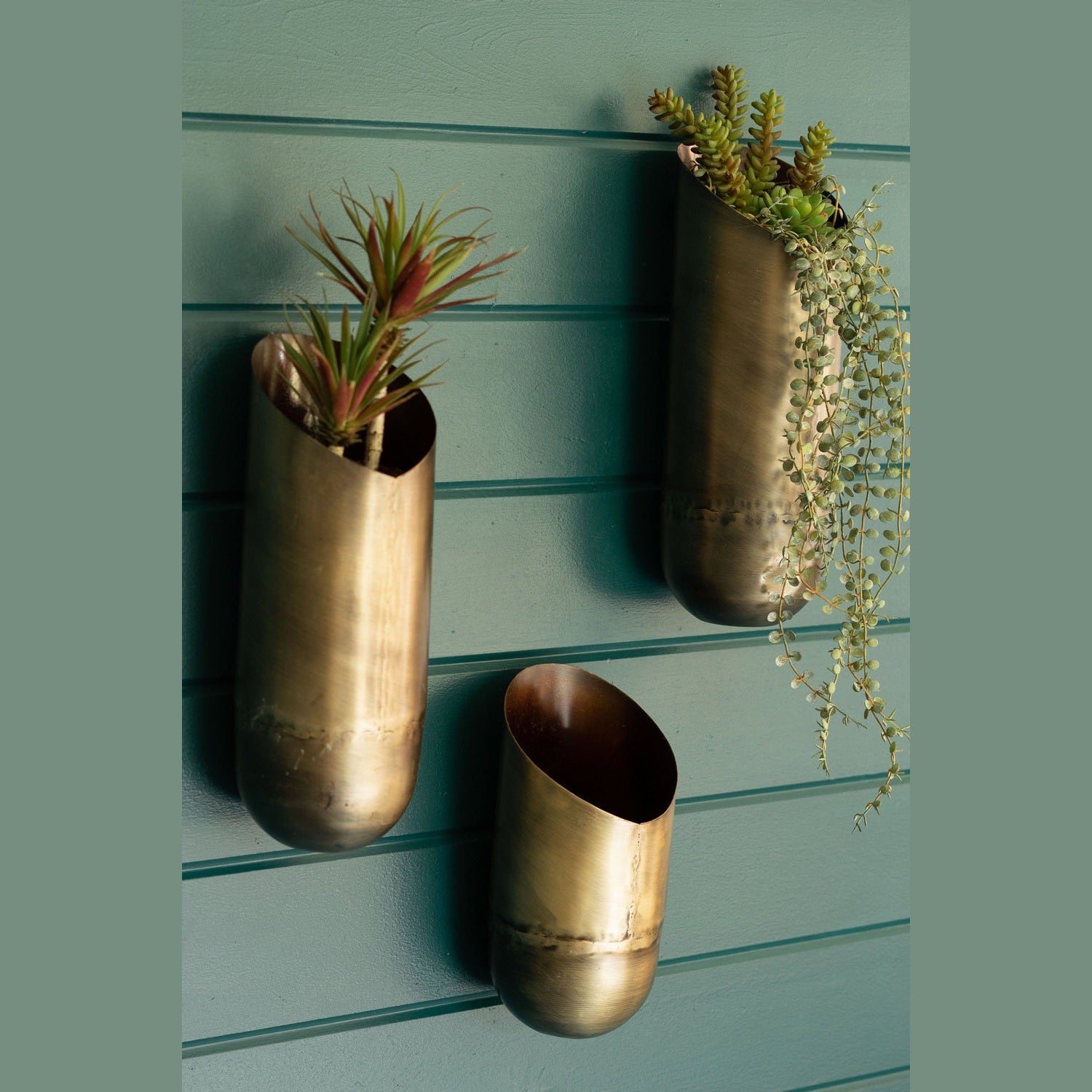 Kalalou - NDE1405 - Wall Vases - Gold
