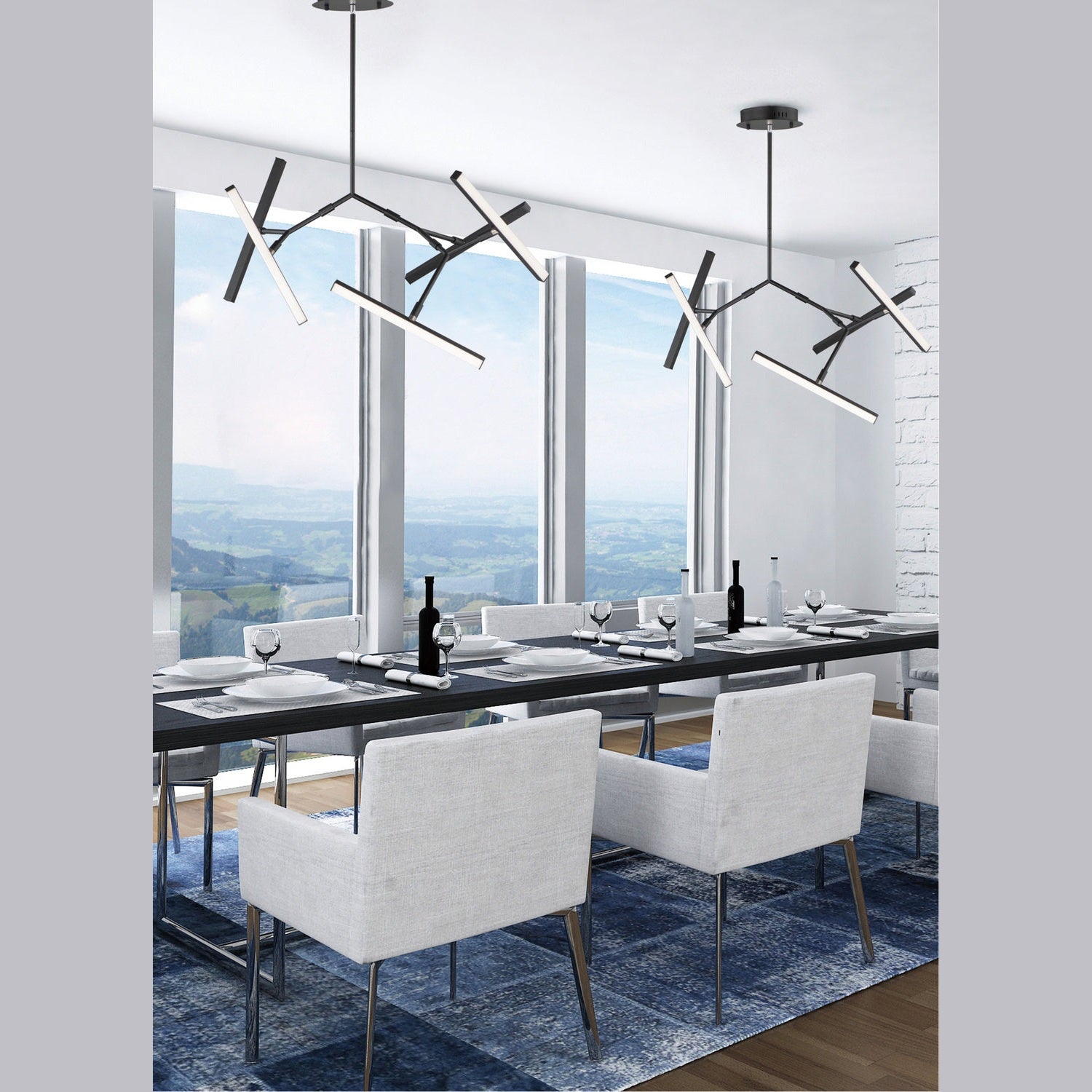 ET2 - E21244-BK - LED Pendant - Robotica - Black