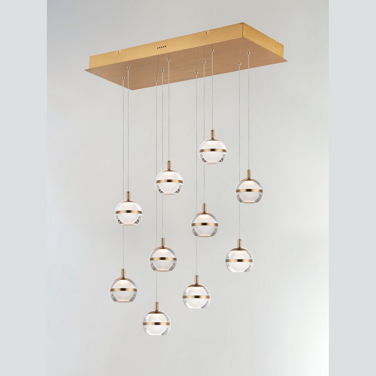 ET2 - E24599-93NAB - LED Pendant - Swank - Natural Aged Brass