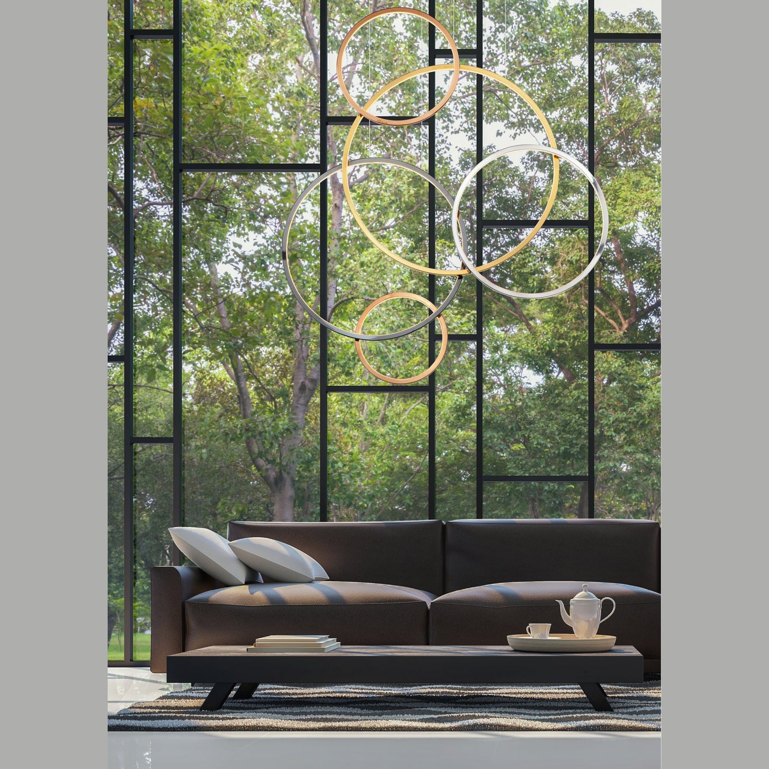 ET2 - E20375-MPLT - LED Pendant - Union - Multi-Plated