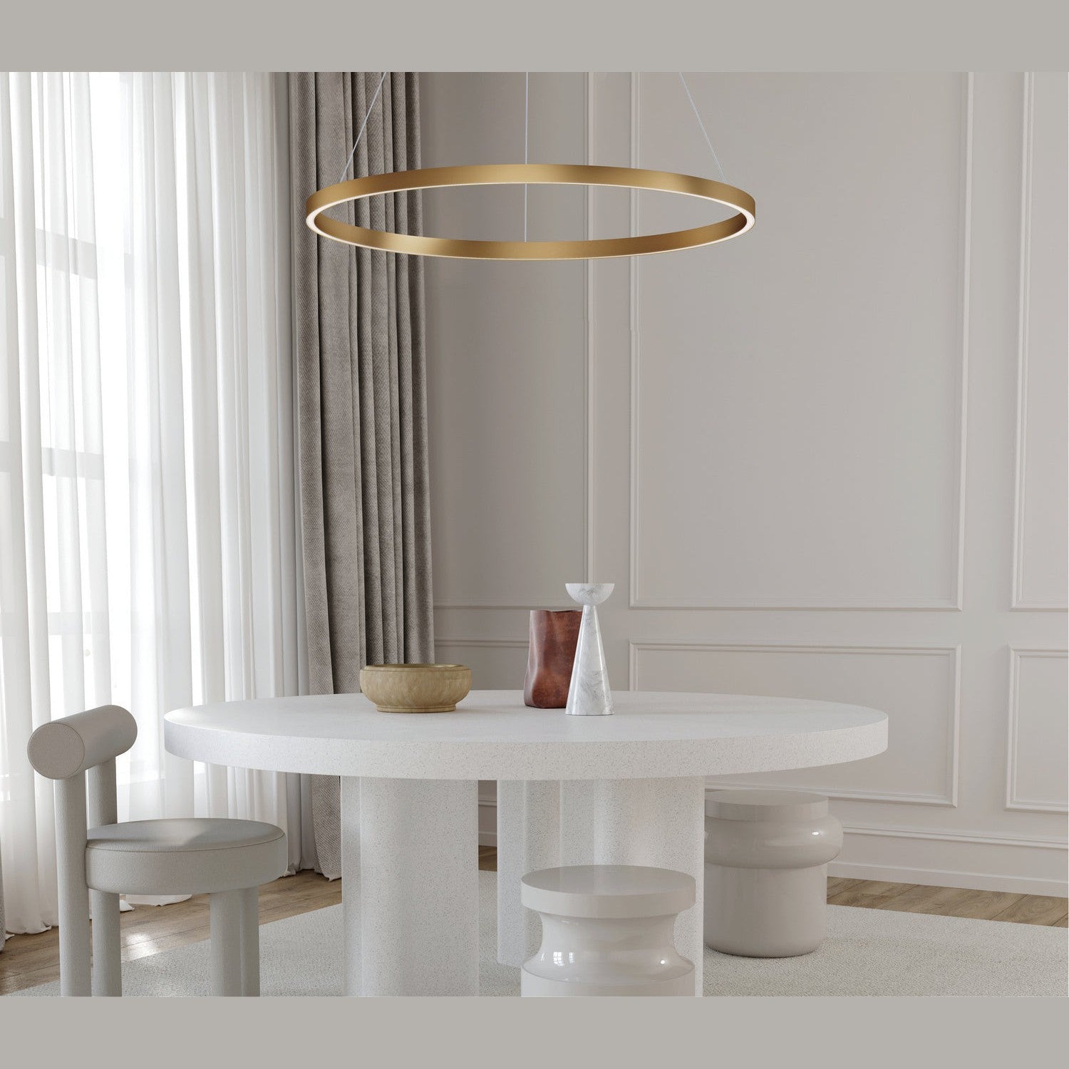 ET2 - E22726-GLD - LED Pendant - Groove WiZ - Gold