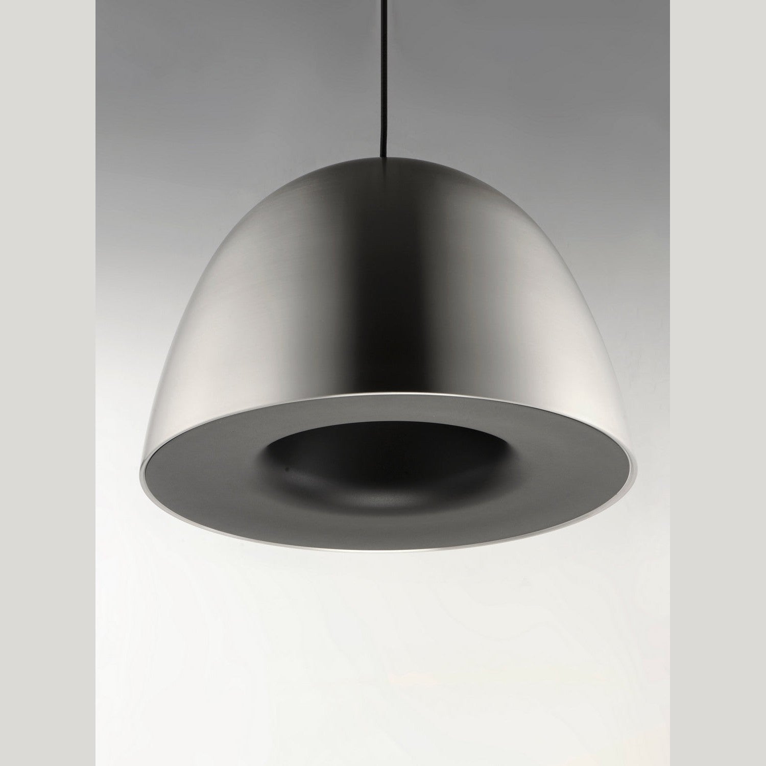 ET2 - E24914-SNBK - LED Pendant - Fungo - Satin Nickel / Black